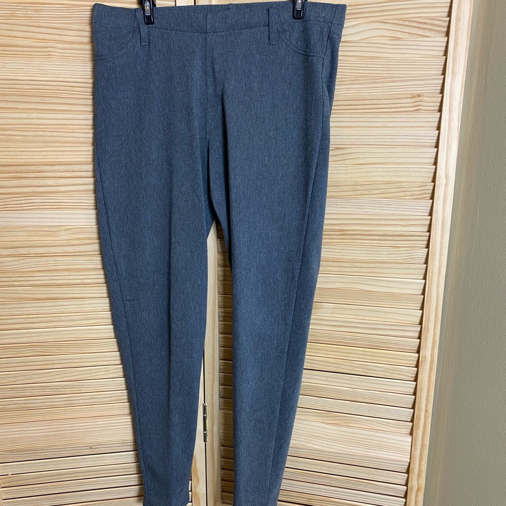 Faded Glory Pull On Pants Gray XL/XG 16-18